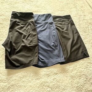 Lot of 3 - Ideology and Adidas Women's Athletic Shorts - Black and Blue